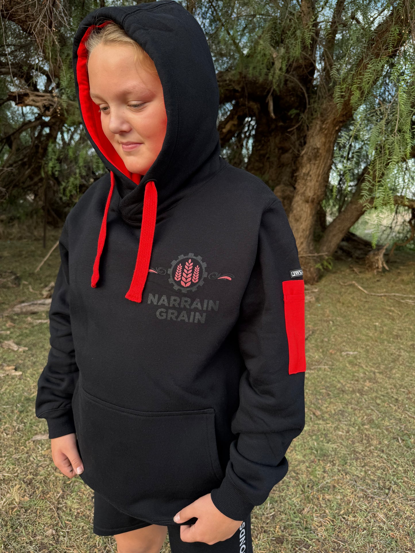 Black and Red Hoodie