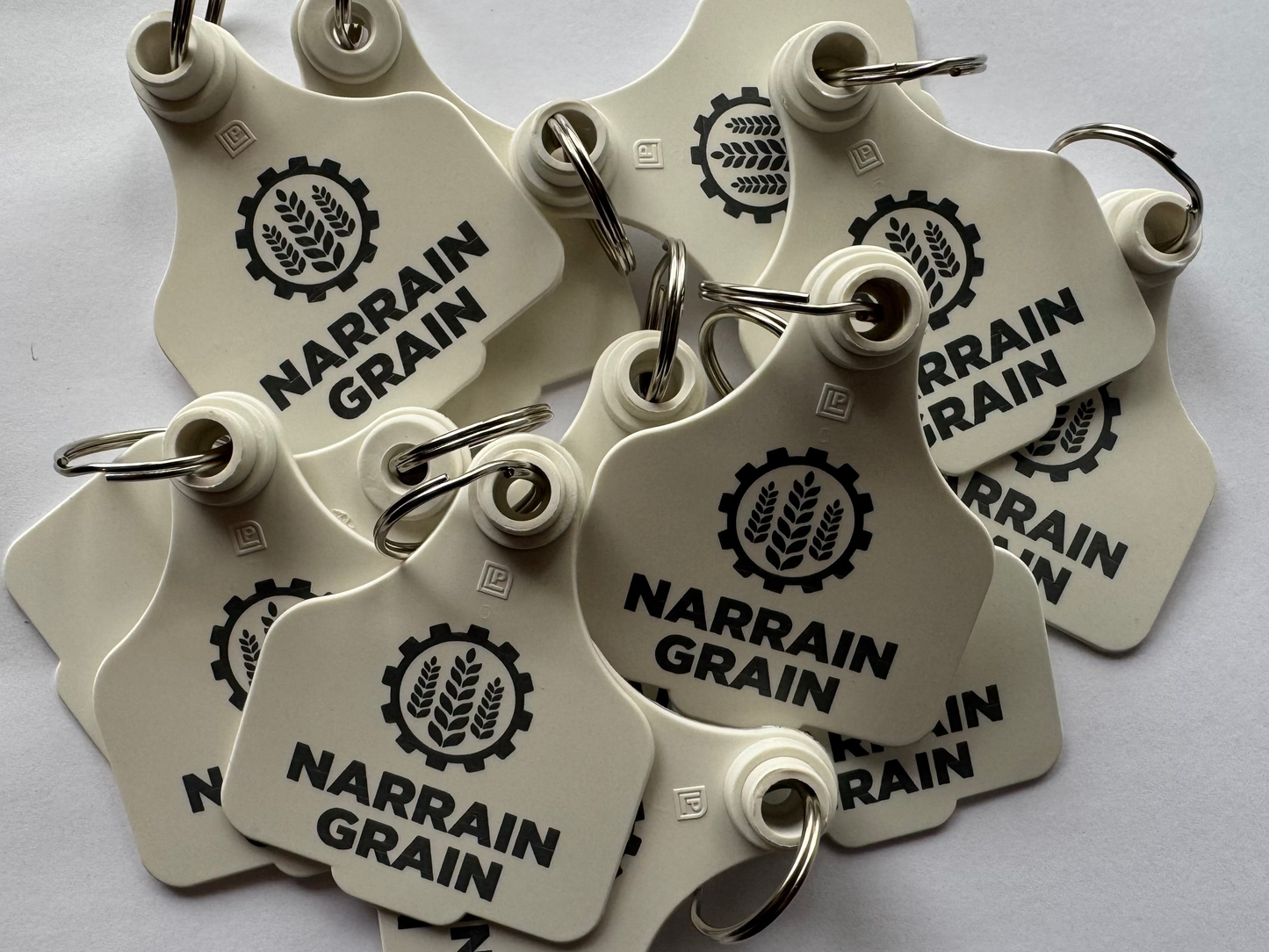 Cattle tag Keychains